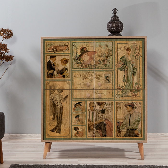 Hanah Home Multilux-732 Armario Multiusos Roble Sonoma Hanah Home Multilux-732 Armario Multiusos Roble Sonoma